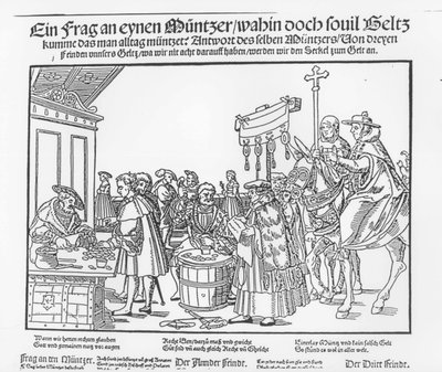 A Question to a Mintmaker, c.1500 by Joerg the Elder Breu